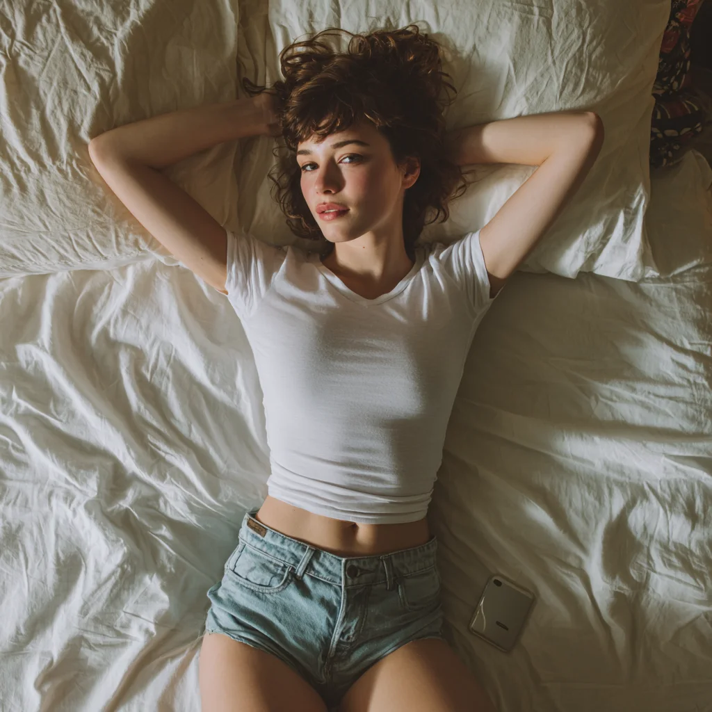 GenesisPorn AI companion lounging in a luxury suite
